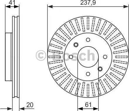 BOSCH 986478276 - Discofreno autozon.pro