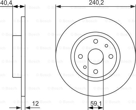 BOSCH 0 986 479 858 - Discofreno autozon.pro