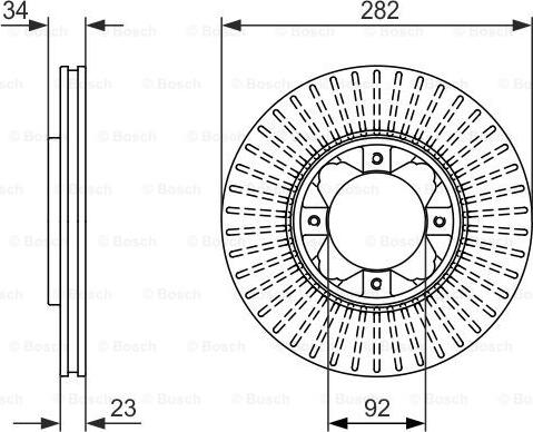 BOSCH 0 986 479 868 - Discofreno autozon.pro