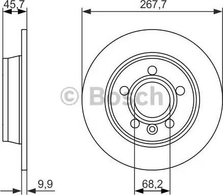 BOSCH 0 986 479 863 - Discofreno autozon.pro