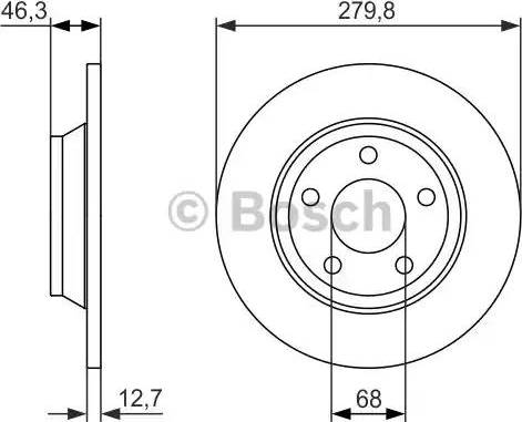 BOSCH 0 986 479 889 - Discofreno autozon.pro