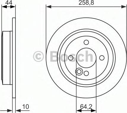 BOSCH 0 986 479 886 - Discofreno autozon.pro