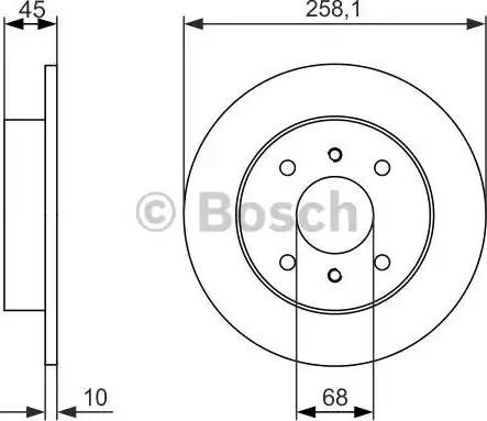 BOSCH 0 986 479 880 - Discofreno autozon.pro