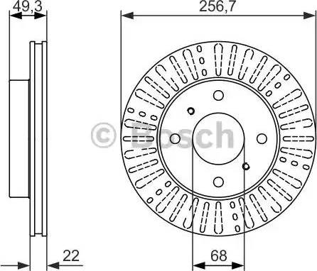 BOSCH 0 986 479 881 - Discofreno autozon.pro