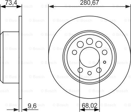 BOSCH 0 986 479 835 - Discofreno autozon.pro