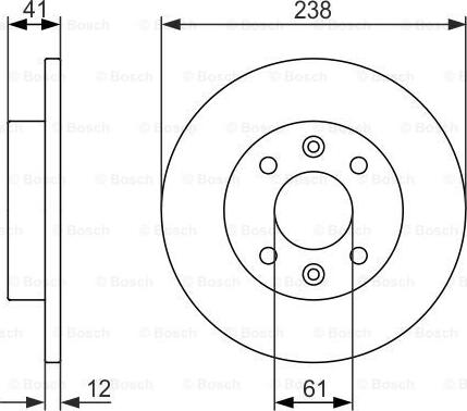 BOSCH 0 986 479 831 - Discofreno autozon.pro