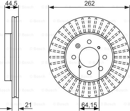 BOSCH 0 986 479 838 - Discofreno autozon.pro