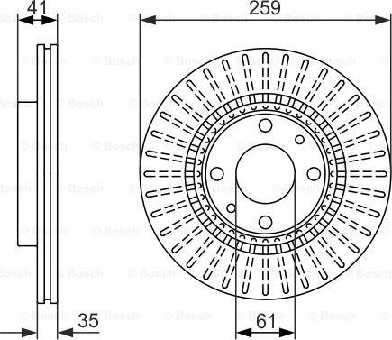 BOSCH 0 986 479 833 - Discofreno autozon.pro