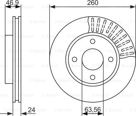 BOSCH 0 986 479 837 - Discofreno autozon.pro