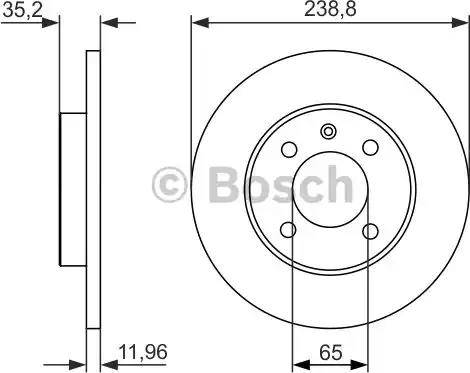 BOSCH 0 986 479 825 - Discofreno autozon.pro