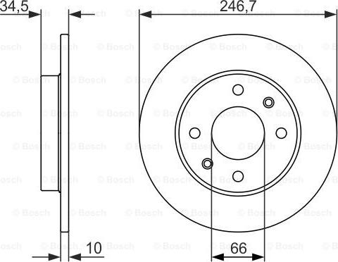 BOSCH 0 986 479 827 - Discofreno autozon.pro