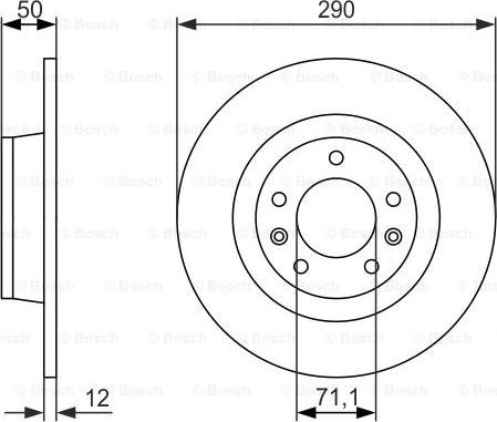 BOSCH 0 986 479 311 - Discofreno autozon.pro