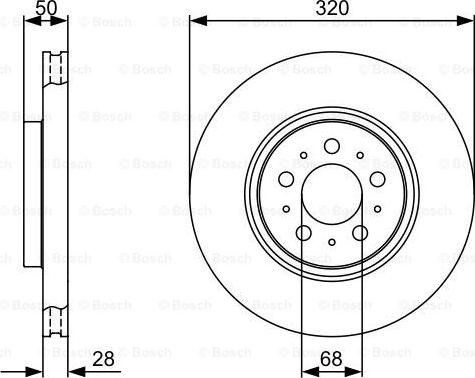 BOSCH 0 986 479 321 - Discofreno autozon.pro