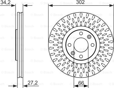 BOSCH 0 986 479 376 - Discofreno autozon.pro