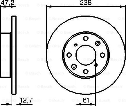 BOSCH 0 986 479 240 - Discofreno autozon.pro