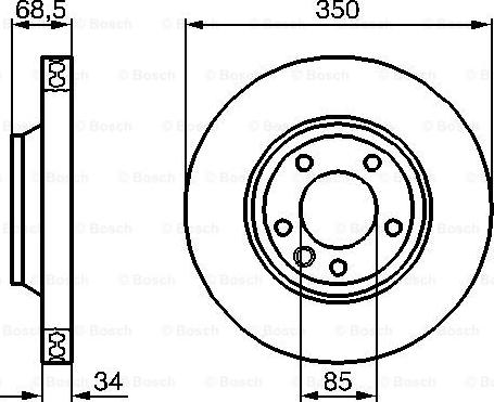 BOSCH 0 986 479 251 - Discofreno autozon.pro