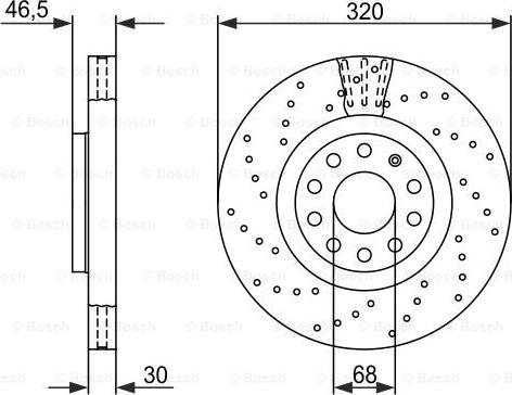 BOSCH 0 986 479 258 - Discofreno autozon.pro