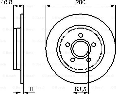 BOSCH 0 986 479 253 - Discofreno autozon.pro