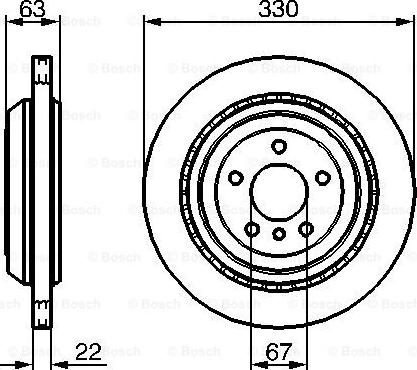 BOSCH 0 986 479 285 - Discofreno autozon.pro