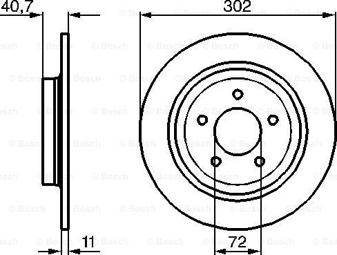 BOSCH 0 986 479 C69 - Discofreno autozon.pro