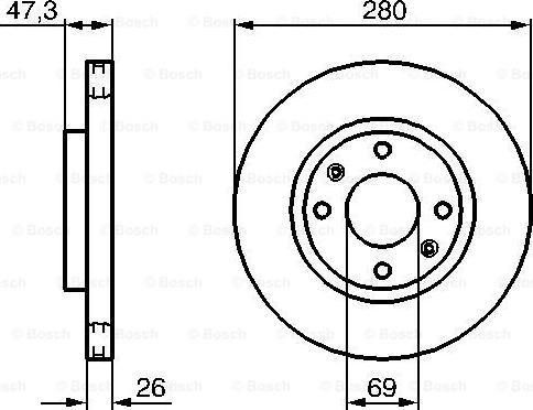 BOSCH 0 986 479 229 - Discofreno autozon.pro