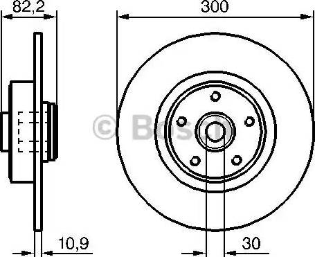 BOSCH 0 986 479 272 - Discofreno autozon.pro