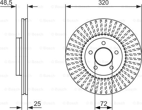 BOSCH 0 986 479 794 - Discofreno autozon.pro