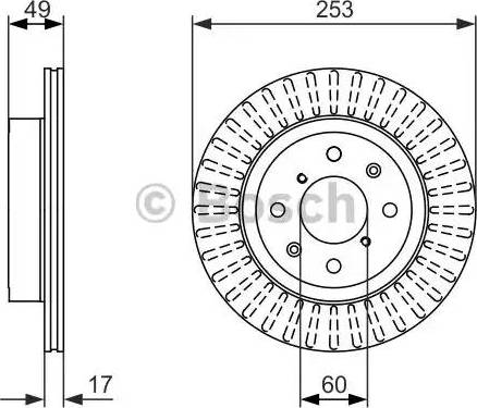 BOSCH 0 986 479 790 - Discofreno autozon.pro