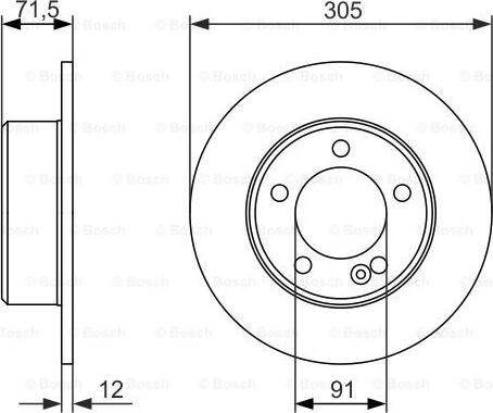 BOSCH 0 986 479 714 - Discofreno autozon.pro