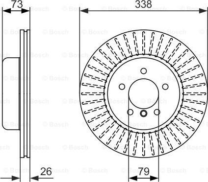 BOSCH 0 986 479 773 - Discofreno autozon.pro