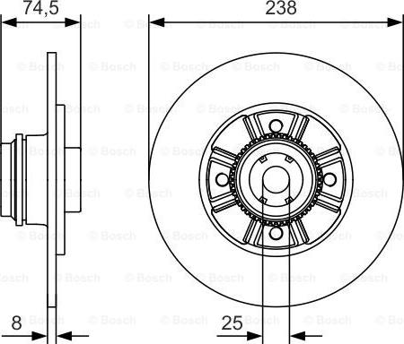 BOSCH 0 986 479 A48 - Discofreno autozon.pro