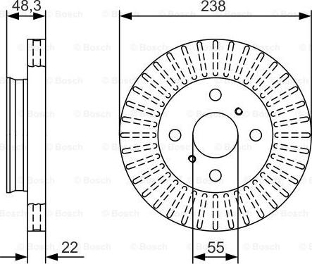 BOSCH 0 986 479 A63 - Discofreno autozon.pro