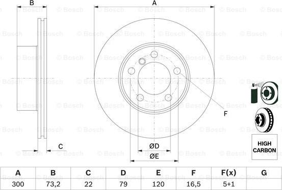 BOSCH 0 986 479 A18 - Discofreno autozon.pro