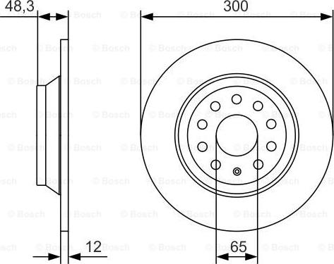 BOSCH 0 986 479 A84 - Discofreno autozon.pro