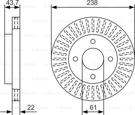 BOSCH 0 986 479 A87 - Discofreno autozon.pro