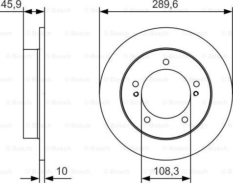 BOSCH 0 986 479 B09 - Discofreno autozon.pro