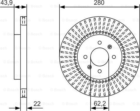 BOSCH 0 986 479 B05 - Discofreno autozon.pro