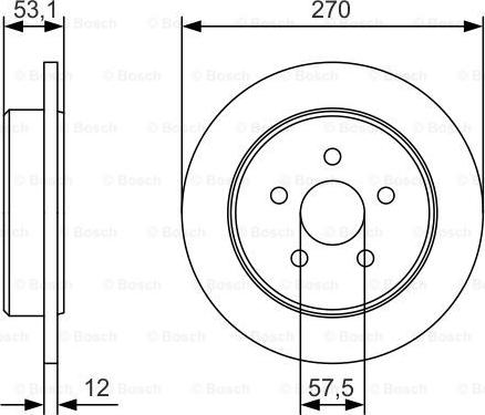 BOSCH 0 986 479 B08 - Discofreno autozon.pro