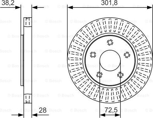 BOSCH 0 986 479 B17 - Discofreno autozon.pro