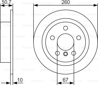 BOSCH 0 986 479 C96 - Discofreno autozon.pro