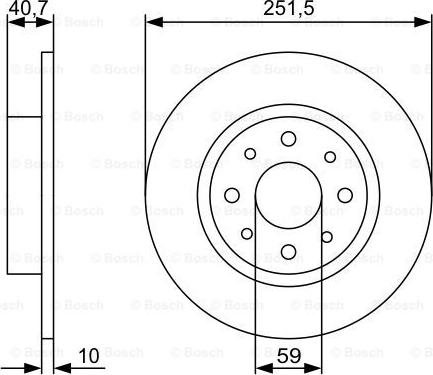 BOSCH 0 986 479 C83 - Discofreno autozon.pro