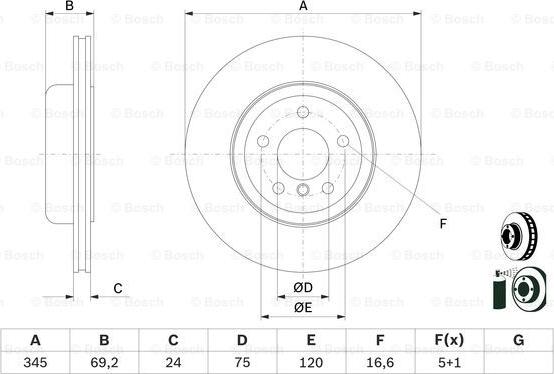 BOSCH 0 986 479 D59 - Discofreno autozon.pro