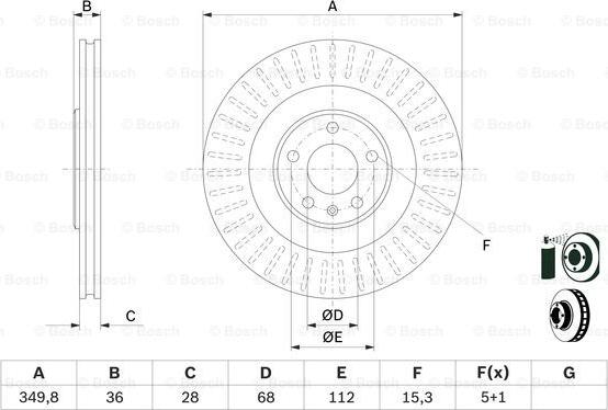 BOSCH 0 986 479 E41 - Discofreno autozon.pro