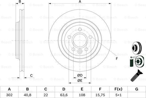 BOSCH 0 986 479 E85 - Discofreno autozon.pro