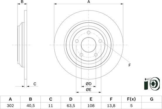 BOSCH 0 986 479 F79 - Discofreno autozon.pro