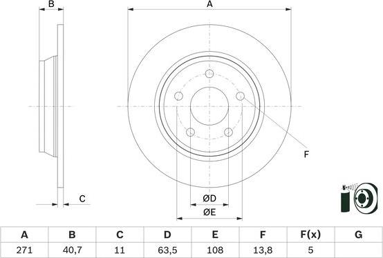 BOSCH 0 986 479 F78 - Discofreno autozon.pro