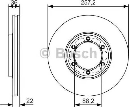 BOSCH 0 986 479 R42 - Discofreno autozon.pro