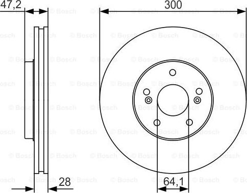 BOSCH 0 986 479 R47 - Discofreno autozon.pro