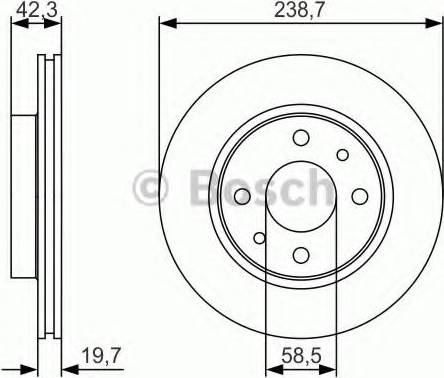 BOSCH 0 986 479 R54 - Discofreno autozon.pro