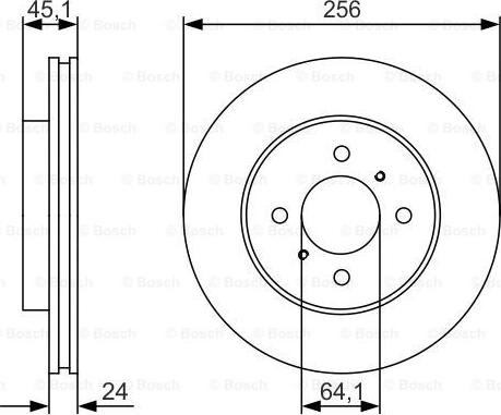 BOSCH 0 986 479 R51 - Discofreno autozon.pro